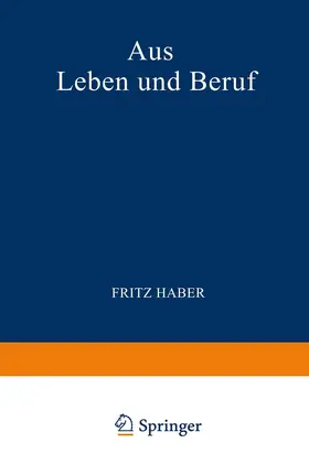 Haber |  Aus Leben und Beruf | Buch |  Sack Fachmedien
