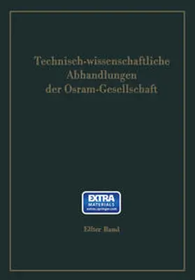 Lompe | Technisch-wissenschaftliche Abhandlungen der Osram-Gesellschaft | E-Book | www.sack.de