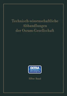 Lompe |  Technisch-wissenschaftliche Abhandlungen der Osram-Gesellschaft | Buch |  Sack Fachmedien
