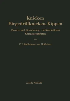 Meister / Kollbrunner |  Knicken, Biegedrillknicken, Kippen | Buch |  Sack Fachmedien