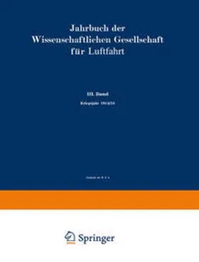  Jahrbuch der Wissenschaftlichen Gesellschaft für Luftfahrt | eBook | Sack Fachmedien