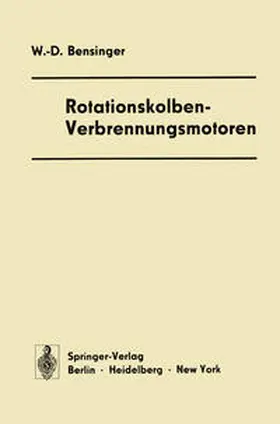 Bensinger |  Rotationskolben - Verbrennungsmotoren | eBook | Sack Fachmedien