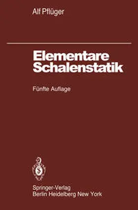 Pflüger |  Elementare Schalenstatik | eBook | Sack Fachmedien