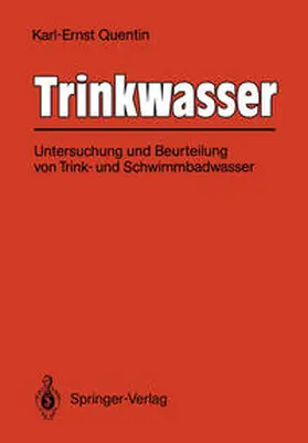 Quentin |  Trinkwasser | eBook | Sack Fachmedien