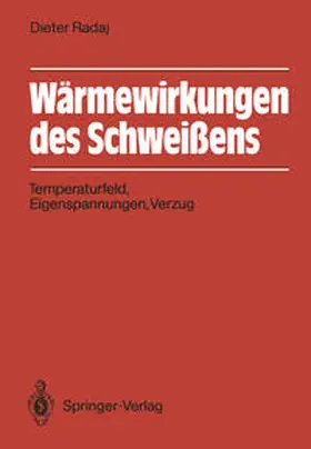 Radaj |  Wärmewirkungen des Schweißens | eBook | Sack Fachmedien