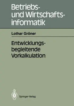 Gröner |  Entwicklungsbegleitende Vorkalkulation | eBook | Sack Fachmedien