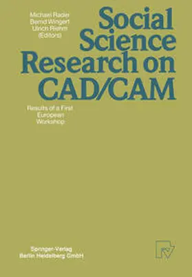 Rader / Wingert / Riehm |  Social Science Research on CAD/CAM | eBook | Sack Fachmedien