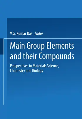 Das |  Main Group Elements and their Compounds | Buch |  Sack Fachmedien