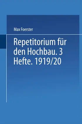 Foerster |  Graphostatik und Festigkeitslehre | Buch |  Sack Fachmedien