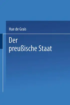 De Grais |  Der preußische Staat | eBook | Sack Fachmedien