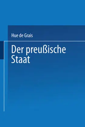 De Grais | Der Preußische Staat | E-Book | www.sack.de