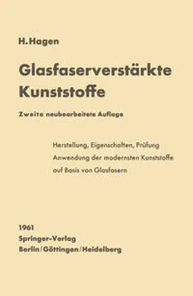 Hagen |  Glasfaserverstärkte Kunststoffe | eBook | Sack Fachmedien