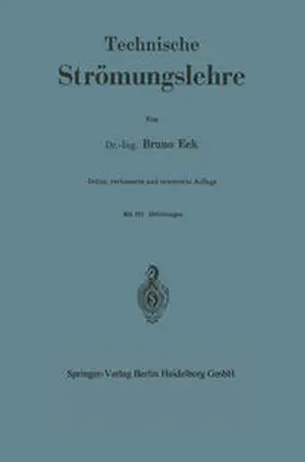 Eck |  Technische Strömungslehre | eBook | Sack Fachmedien