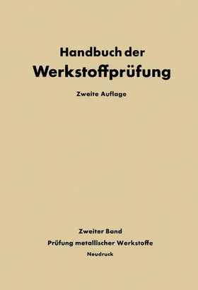 Siebel / Ludwig |  Die Prüfung der metallischen Werkstoffe | Buch |  Sack Fachmedien