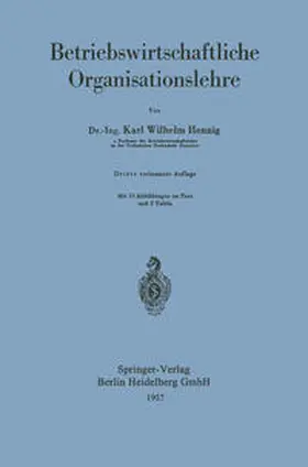 Hennig |  Betriebswirtschaftliche Organisationslehre | eBook | Sack Fachmedien