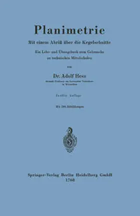 Hess |  Planimetrie | eBook | Sack Fachmedien
