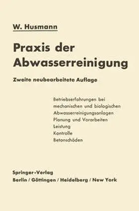 Husmann |  Praxis der Abwasserreinigung | eBook | Sack Fachmedien