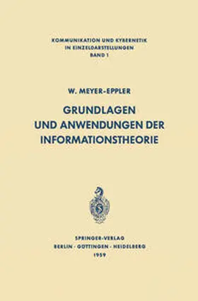 Meyer-Eppler |  Grundlagen und Anwendungen der Informationstheorie | eBook | Sack Fachmedien