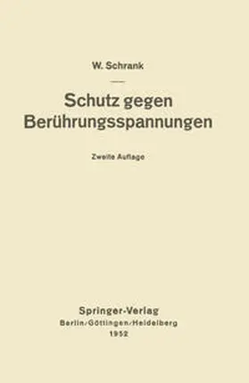 Schrank |  Schutz gegen Berührungsspannungen | eBook | Sack Fachmedien