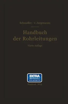 Schwedler / Jürgensonn |  Handbuch der Rohrleitungen | Buch |  Sack Fachmedien