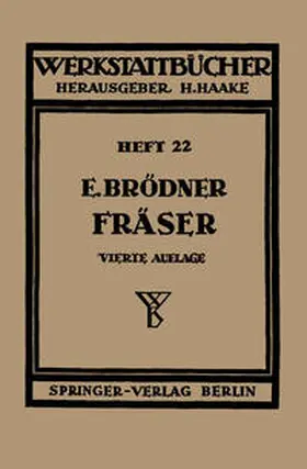 Brödner |  Die Fräser | eBook | Sack Fachmedien