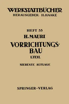 Mauri |  Der Vorrichtungsbau | eBook | Sack Fachmedien