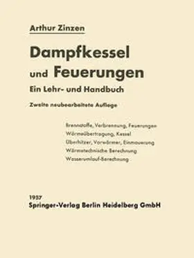 Zinzen | Dampfkessel und Feuerungen | E-Book | www.sack.de