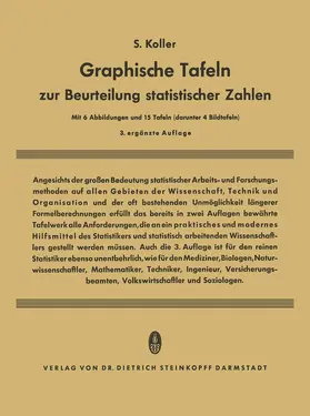 Koller |  Graphische Tafeln zur Beurteilung statistischer Zahlen | Buch |  Sack Fachmedien