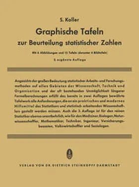 Koller | Graphische Tafeln zur Beurteilung statistischer Zahlen | E-Book | www.sack.de