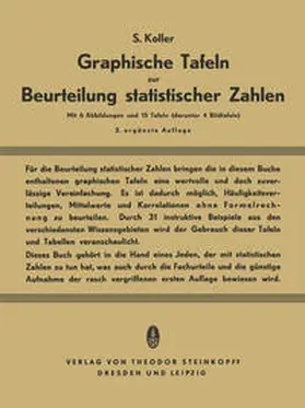 Koller |  Graphische Tafeln zur Beurteilung statistischer Zahlen | eBook | Sack Fachmedien