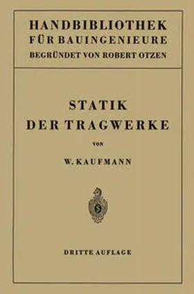 Kaufmann |  Statik der Tragwerke | eBook | Sack Fachmedien