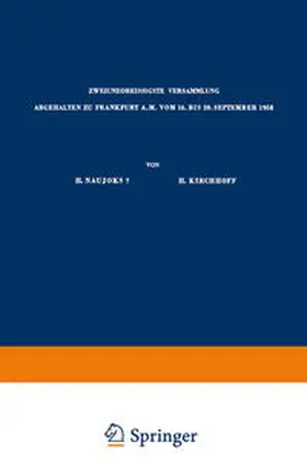 Naujoks / Kirchhoff |  Verhandlungen der Deutschen Gesellschaft für Gynäkologie | eBook | Sack Fachmedien