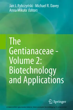 Rybczynski / Rybczynski / Davey | The Gentianaceae - Volume 2: Biotechnology and Applications | E-Book | www.sack.de