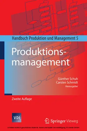 Schuh / Schmidt |  Produktionsmanagement | eBook | Sack Fachmedien
