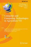 Chen / Li |  Computer and Computing Technologies in Agriculture VII | Buch |  Sack Fachmedien