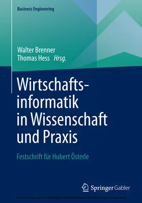 Brenner / Hess | Wirtschaftsinformatik in Wissenschaft und Praxis | E-Book | www.sack.de