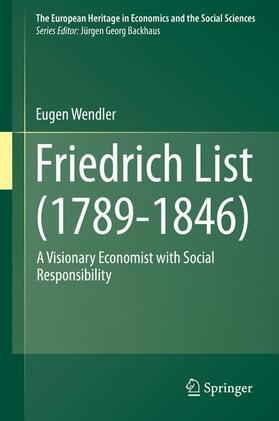 Wendler | Friedrich List (1789-1846) | Buch | 978-3-642-54553-5 | sack.de
