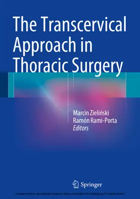 Zielinski / Rami-Porta |  The Transcervical Approach in Thoracic Surgery | eBook | Sack Fachmedien