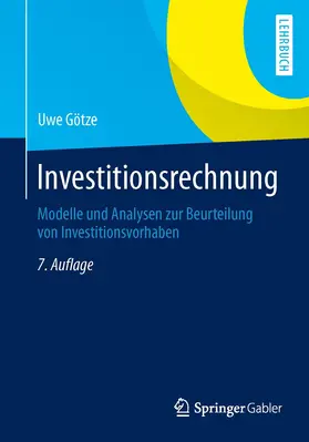 Götze |  Investitionsrechnung | Buch |  Sack Fachmedien