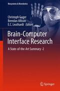 Guger / Leuthardt / Allison |  Brain-Computer Interface Research | Buch |  Sack Fachmedien