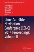 Sun / Lu / Jiao |  China Satellite Navigation Conference (CSNC) 2014 Proceedings: Volume II | Buch |  Sack Fachmedien