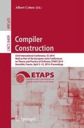 Cohen |  Compiler Construction | Buch |  Sack Fachmedien