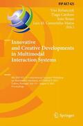 Rybarczyk / Camarinha-Matos / Cardoso |  Innovative and Creative Developments in Multimodal Interaction Systems | Buch |  Sack Fachmedien