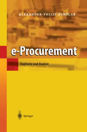 Nekolar |  e-Procurement | eBook | Sack Fachmedien