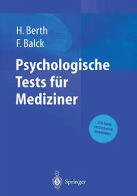 Berth / Balck |  Psychologische Tests für Mediziner | eBook | Sack Fachmedien