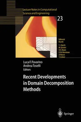 Pavarino / Toselli | Recent Developments in Domain Decomposition Methods | E-Book | www.sack.de