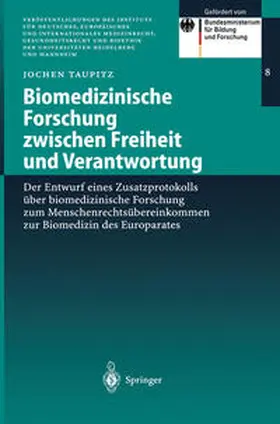 Taupitz | Biomedizinische Forschung zwischen Freiheit und Verantwortung | E-Book | www.sack.de