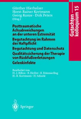 Hierholzer / Kortmann / Kunze |  Gutachtenkolloquium 15 | eBook | Sack Fachmedien