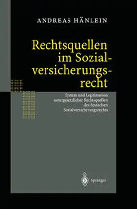 Hänlein | Rechtsquellen im Sozialversicherungsrecht | E-Book | www.sack.de