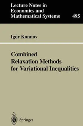 Konnov | Combined Relaxation Methods for Variational Inequalities | E-Book | sack.de